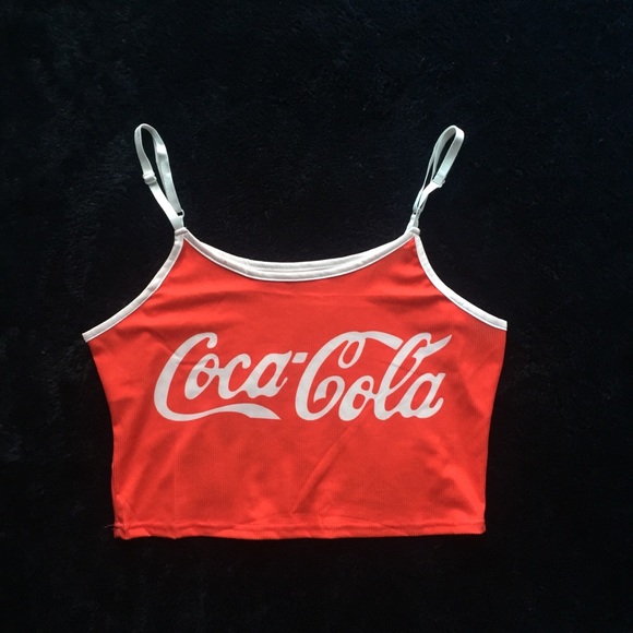 no brand Tops - Coca Cola Crop Top